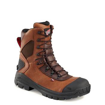 Red Wing Férfi Crv 8-inch Waterproof Soft Toe Munkavédelmi Bakancs Teve